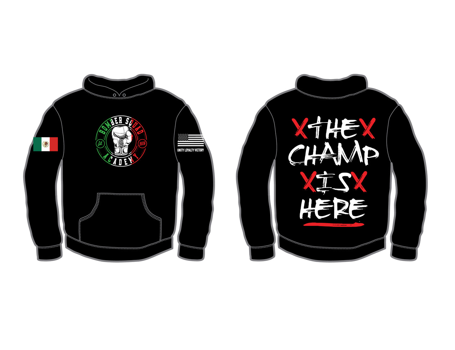 The Champ is Here "Nelo" Hoodies