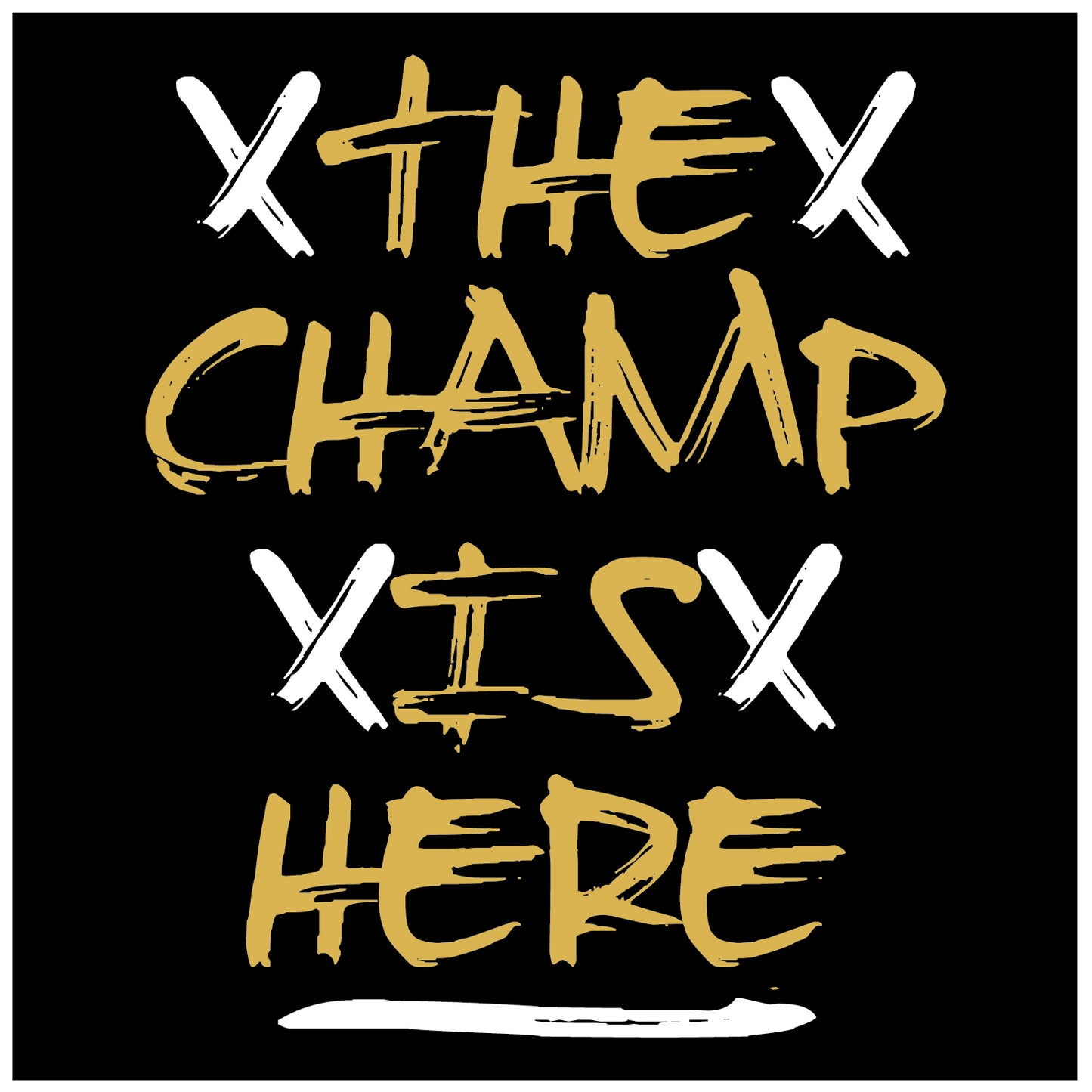 The Champ is Here Hoodie