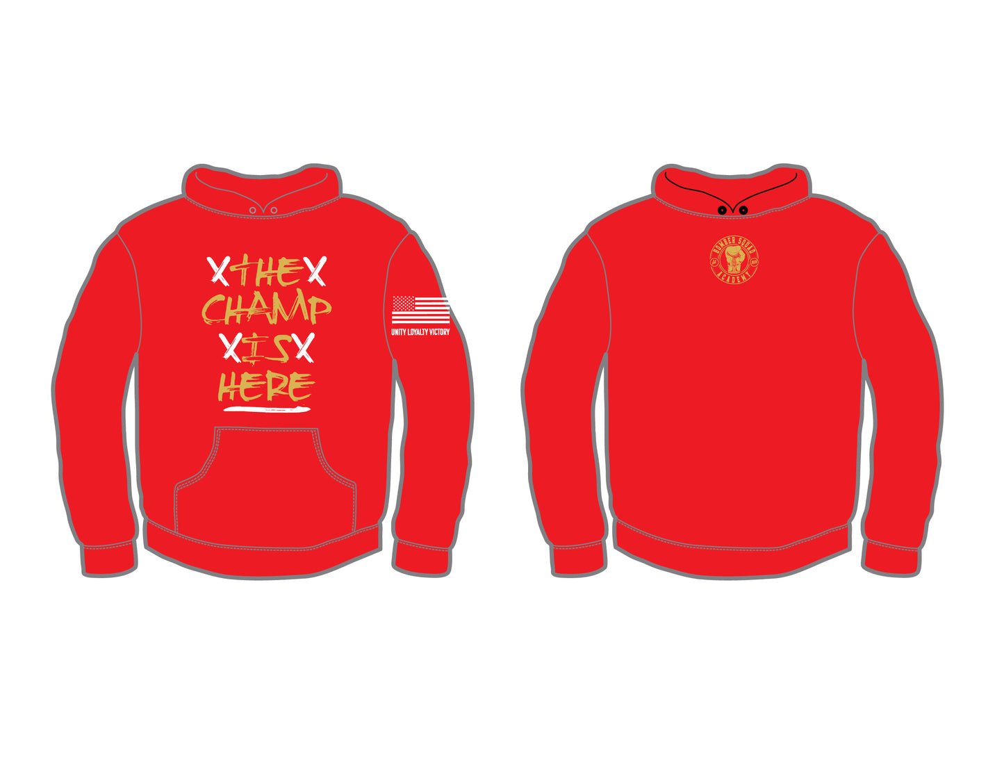The Champ is Here Hoodie