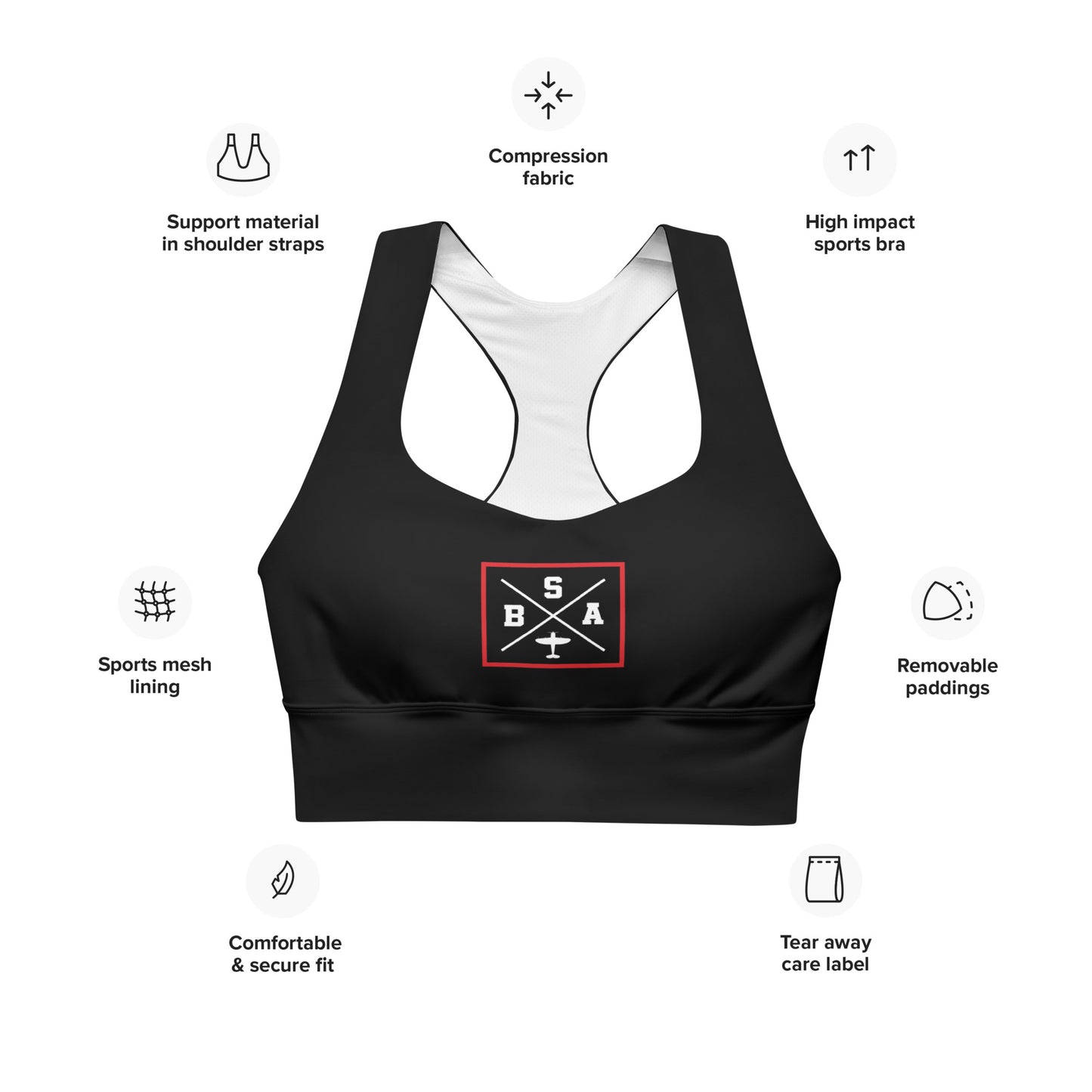 Flight sports bra